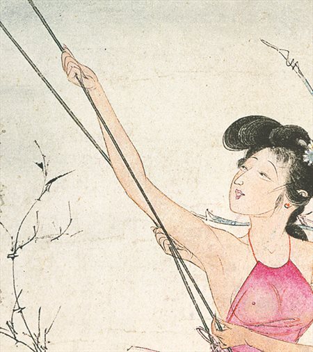 新晃-胡也佛的仕女画和最知名的金瓶梅秘戏图